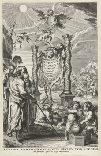 Title page for: Gregorius à Sancto Vincentio, Problema Austriacum plvs vltra qvadratvra circvli, Antwerp: 1647