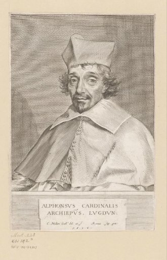 Portrait of Alphonse Louis du Plessis de Richelieu, Archbishop of Lyon