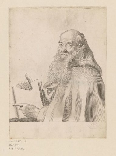 Portrait of Père Yves, aged 87