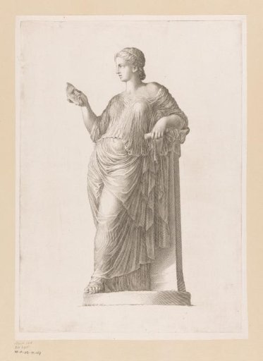 Statue of the muse Thalia