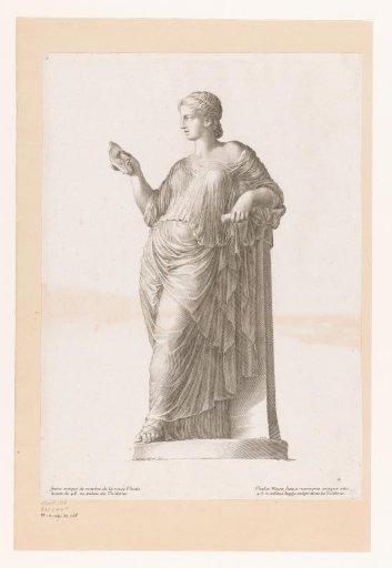 Statue of the muse Thalia