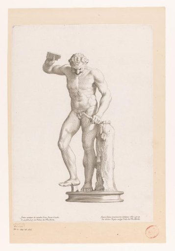 Statue of a faun with panpipes