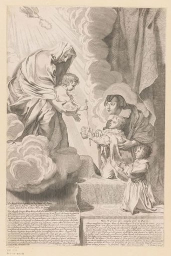 Anna of Austria hands over the regency of the Kingdom of France to the Christ Child