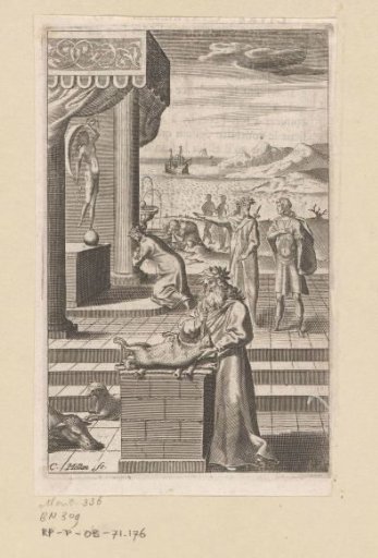 Arsidas worships Fortuna