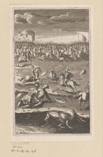 Horsemen on the battlefield