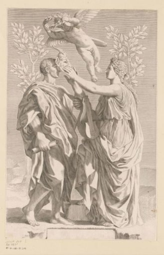 Muse puts a satyr mask on Horatius
