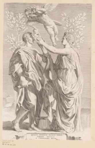 Muse puts a satyr mask on Horatius