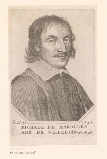Portrait of Michel de Marolles