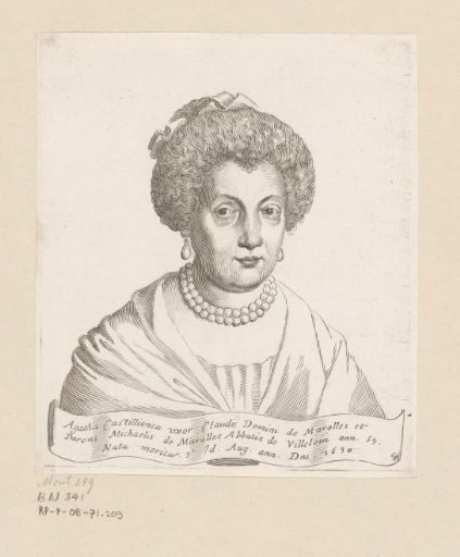 Portrait of Agathe de Châtillon