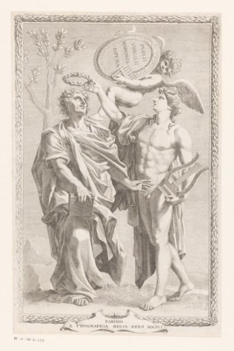Apollo crowns Publius Vergilius Maro
