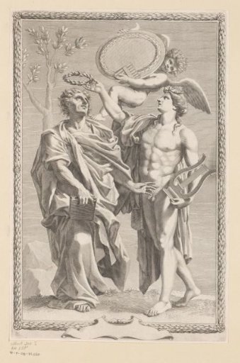 Apollo crowns Publius Vergilius Maro