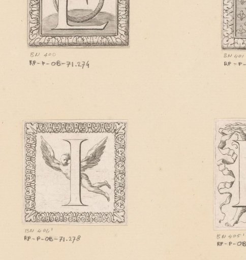 Letter I with Icarus
