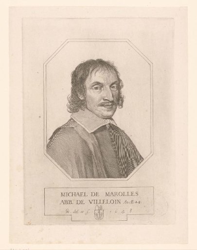 Portrait of Michel de Marolles