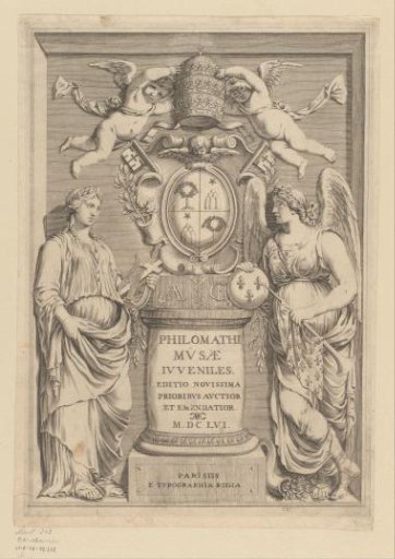 Title page for: Pope Alexander VII, Philomathi musae ivveniles, 1656