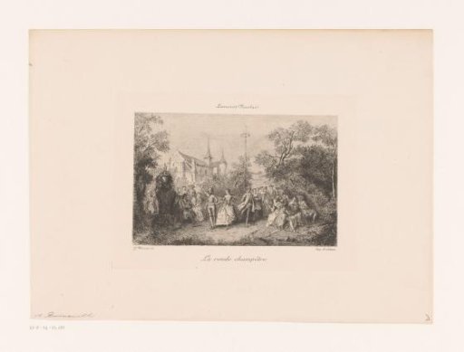 Dancers around a maypole