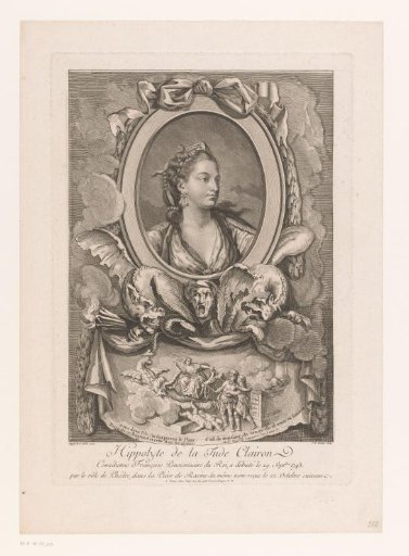 Portrait of Claire-Josèphe Léris, or Mademoiselle Clairon