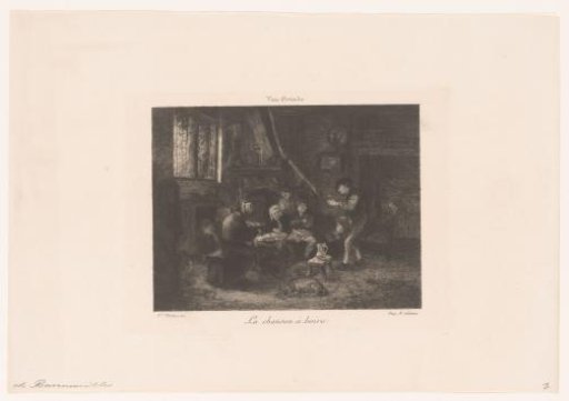 Interior with a drinking company