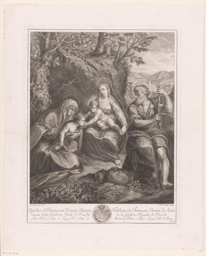 Heilige Familie met Johannes en Elisabeth