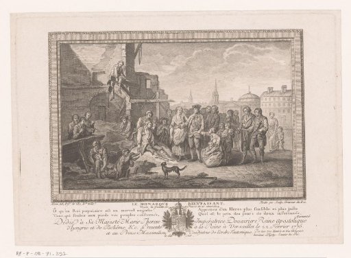 Louis XVI visits the wounded