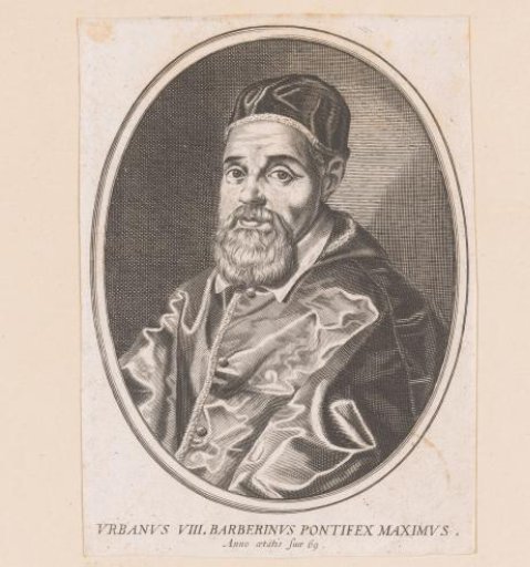 Portrait of Pope Urban VIII at the age of 69