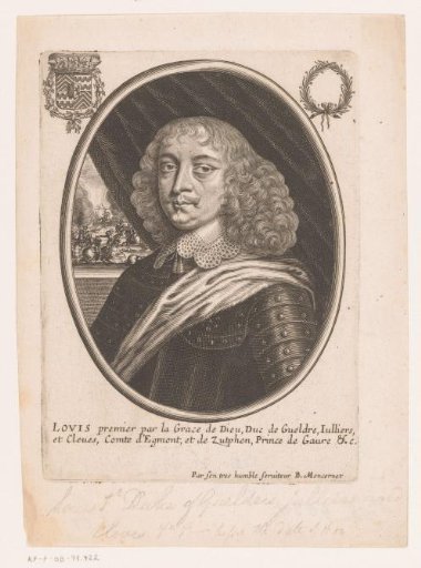 Portrait of Louis I, Count of Egmont and Duke of Guelders