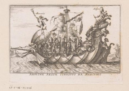 Ship with Mercury and Amphion