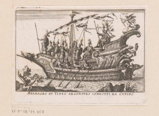 Ship with Meleager, Tydeus, and Amor