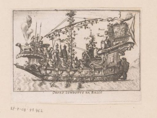 Ship with Orpheus and Bacchus