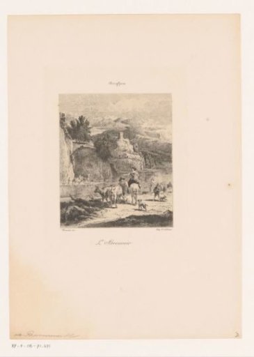 Shepherds and Travellers by a River