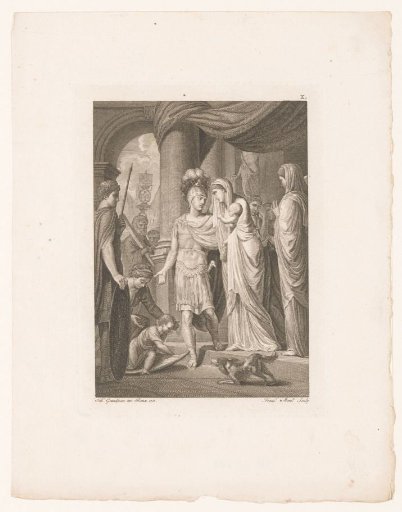 Germanicus takes leave of his wife and child