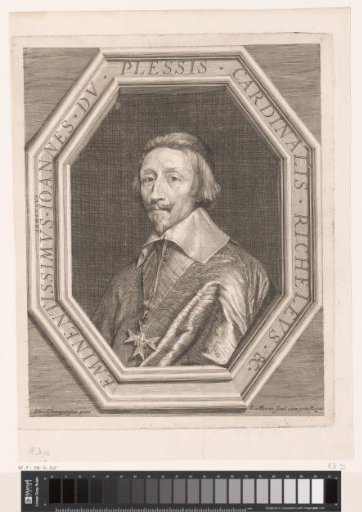 Portrait of Armand-Jean du Plessis, Duke of Richelieu