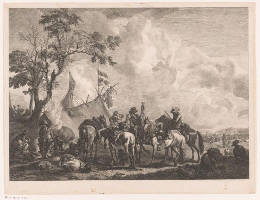 Soldiers' camp