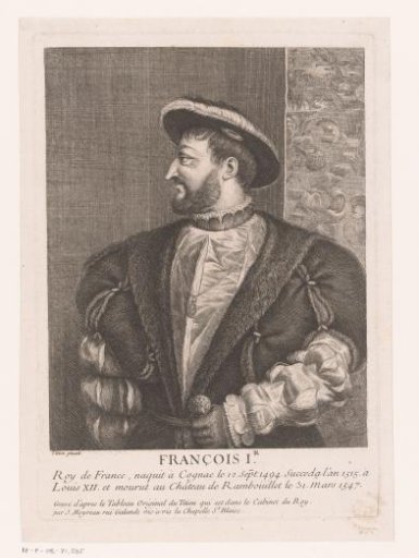 Portrait of Francis I of Valois-Angoulême, King of France