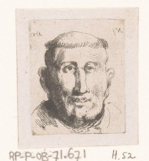 Head of a monk