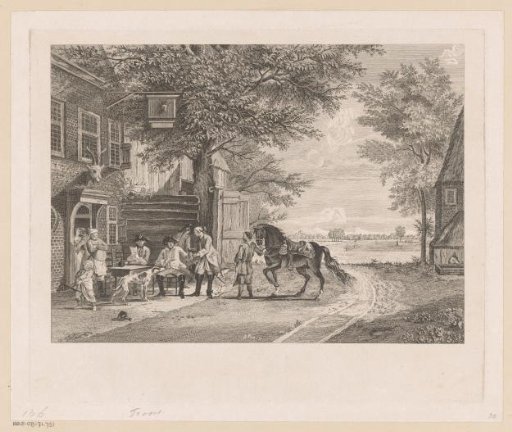 People in front of the Inn Het Bokje