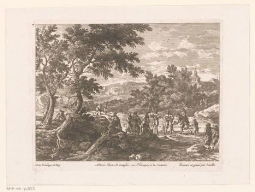 Landscape with a Group of Men Bowling