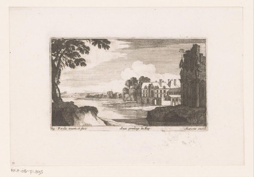 Monastery on a river