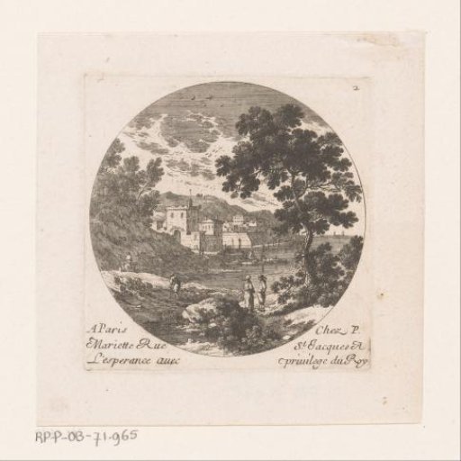 Shepherd by a port town