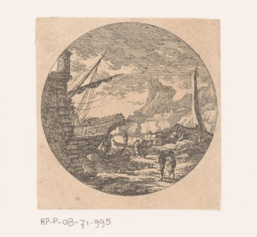 Quay with Ships and Merchandise
