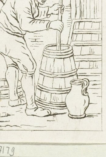Man churning