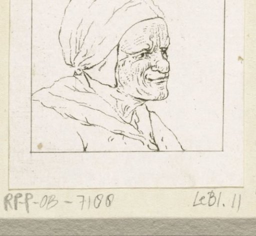 Head of an old woman