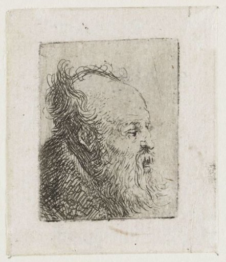 Old Bearded Man, with Mouth Half Open