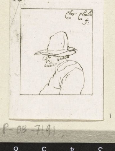 Bust of an old farmer