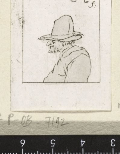 Bust of an old farmer
