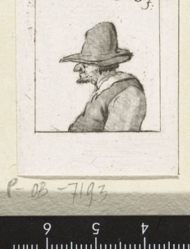 Bust of an old farmer