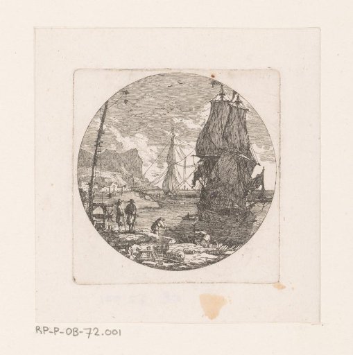 Coastal View with Ships