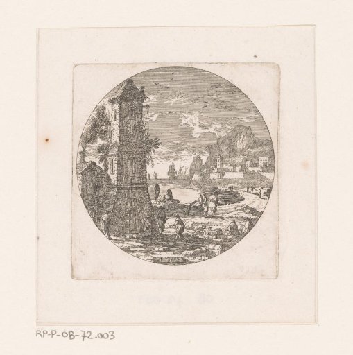 Coastal View with a Tower