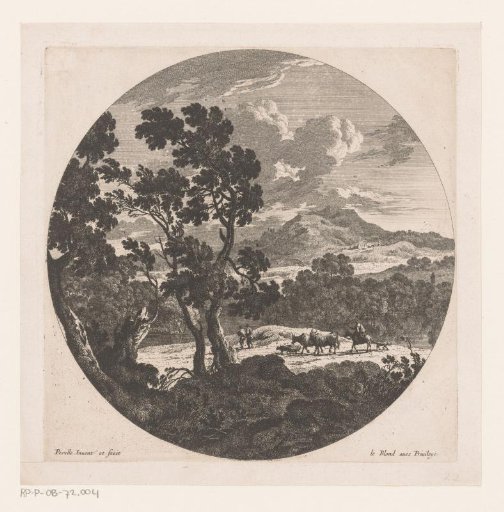 Landscape with a Shepherd with a Flock