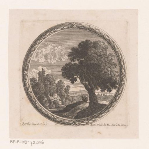 Landscape with tree