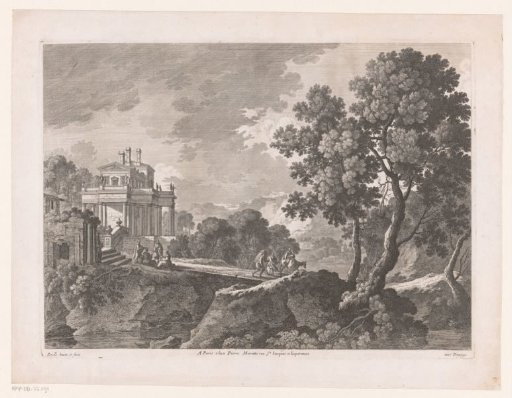Landscape with ancient temple